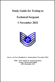 Study Guide for Promotion to Technical Sergeant 2023