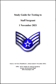 Study Guide for Promotion to Staff Sergeant